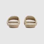 Gucci Women’s espadrille with crystal Interlocking G - Image 3